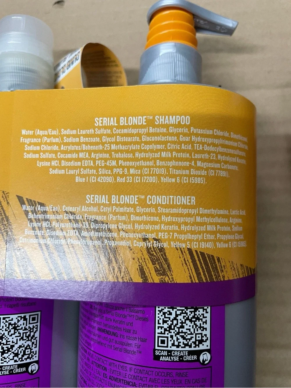 Lot of 2 BedHead Better Blonde Serial Blonde Shampoo & Conditioner Bundles